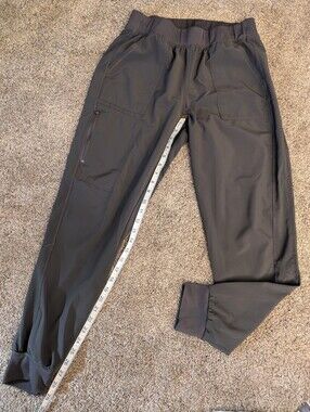 Women's Charcoal Allura By Cherokee Scrub Jogger Style Pants EUC Size M